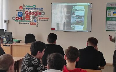 1 березня завітала кандидат педагогічних наук, викладач ВДПУ імені М. М. Коцюбинського Олена Косовець